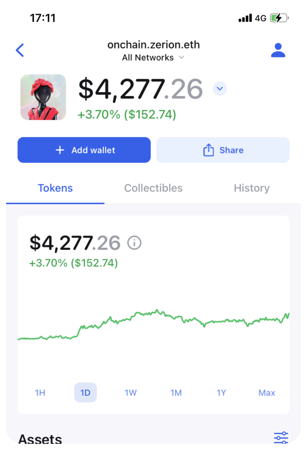 Alphawallet portfolio tracker
